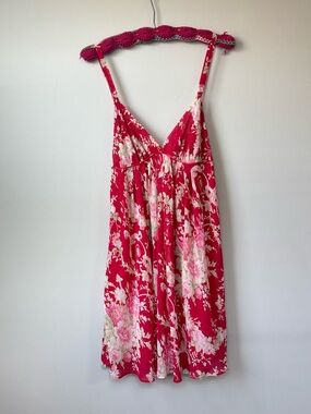 Oscar de la Renta Pink Floral Dress